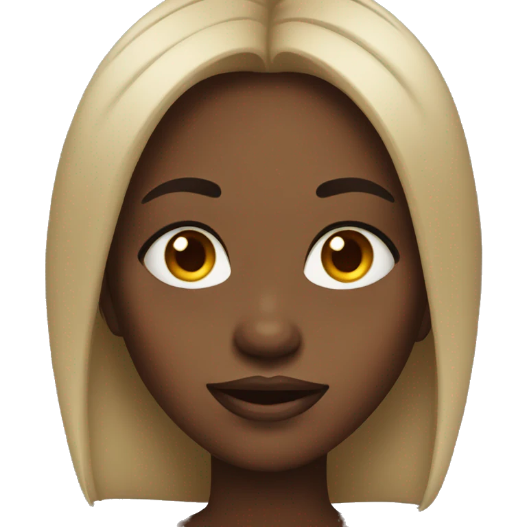 Black girl rolling eyes  emoji