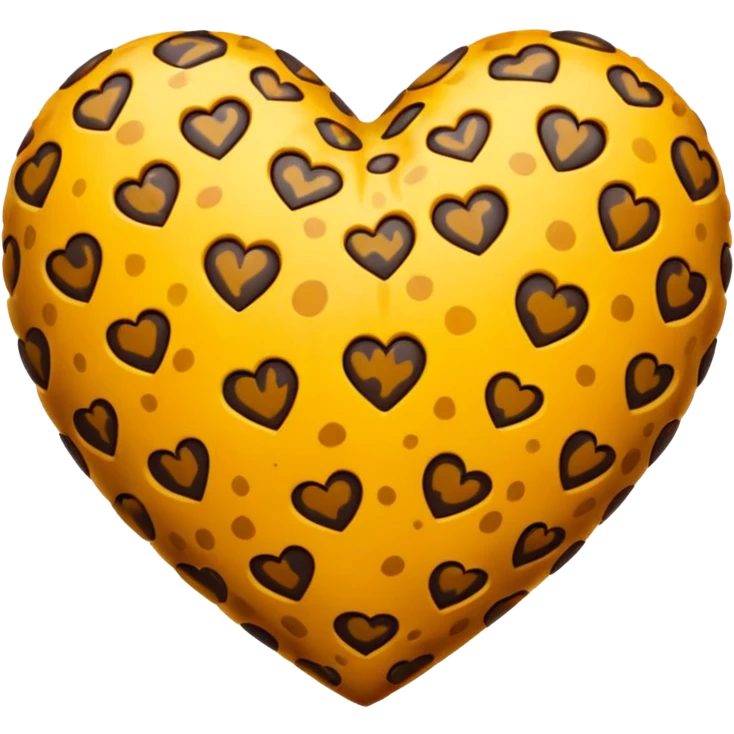 Leopard heart  emoji