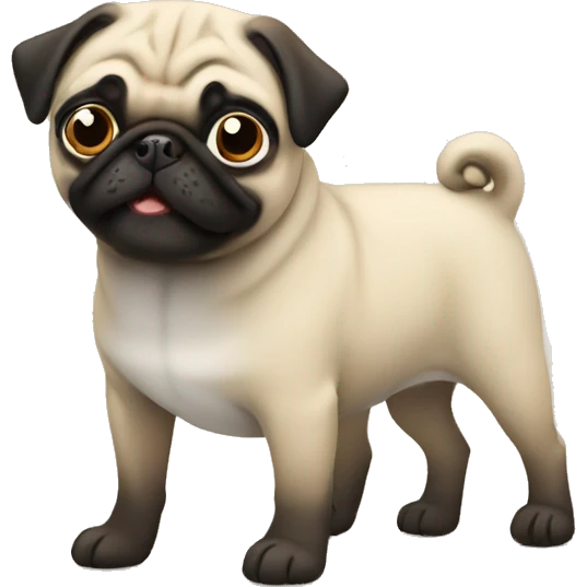 Little pug emoji
