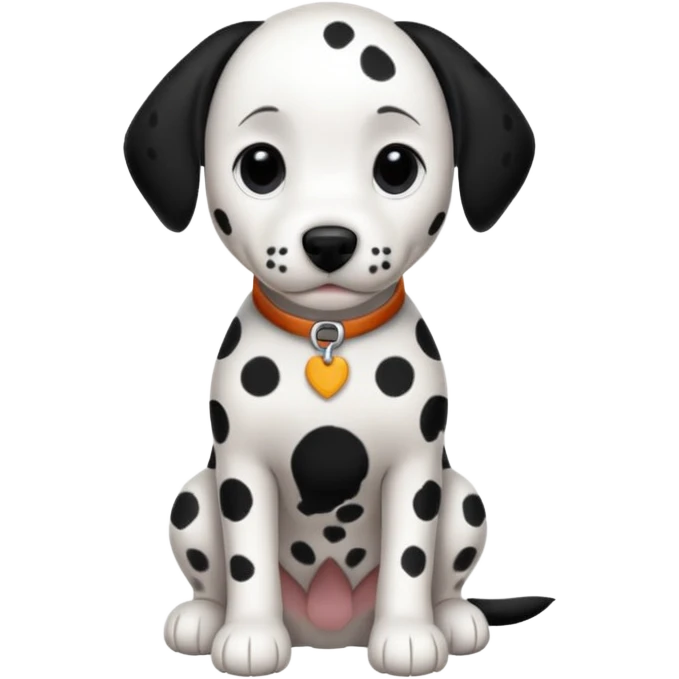 Dalmatian dog emoji
