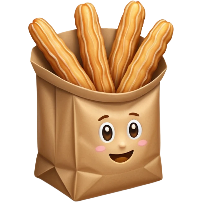 churros dans un paquet emoji