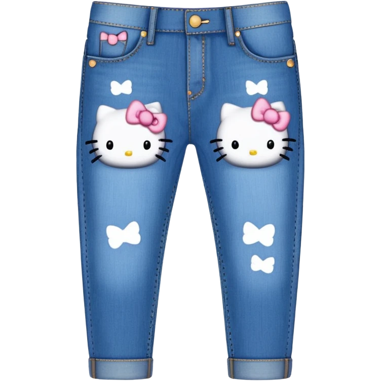 Hello kitty jeans emoji