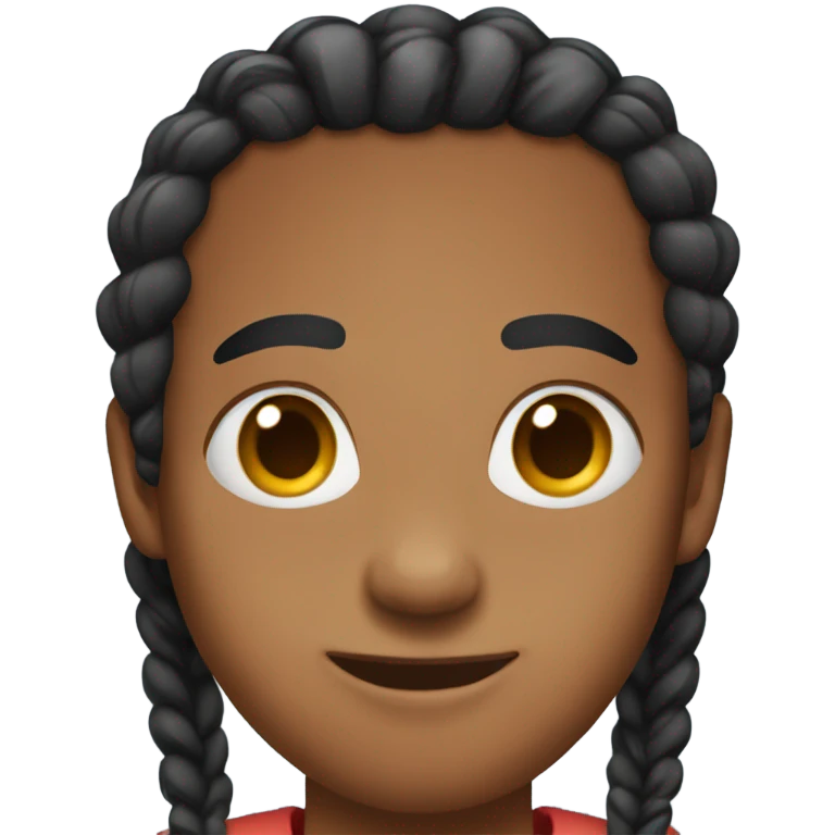 Jamar with braids 
 emoji