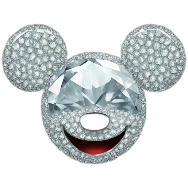 diamond mickey mouse emoji