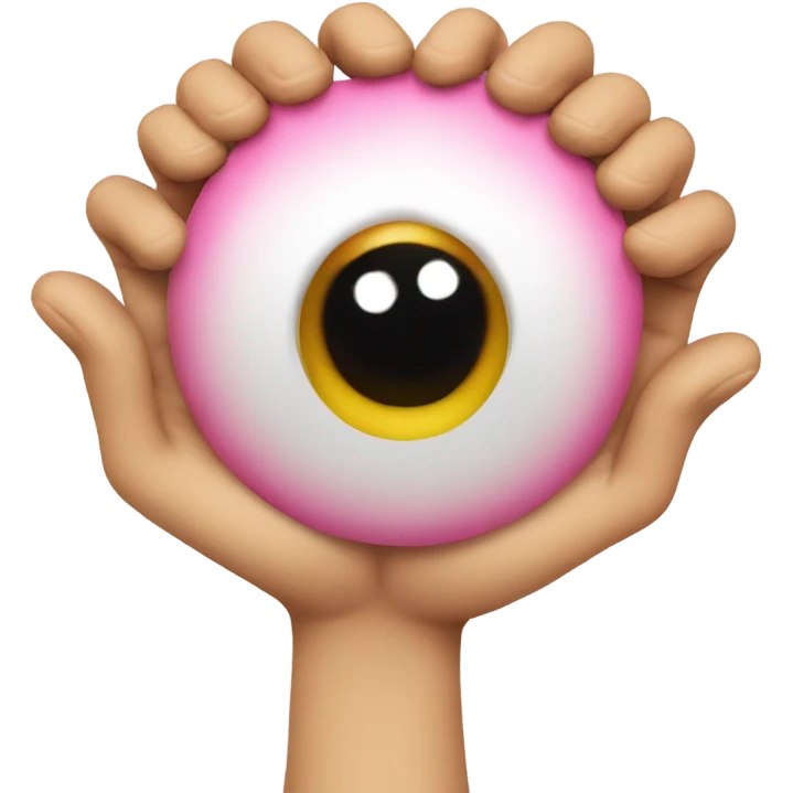 Rolling eye emoji with heart hands emoji