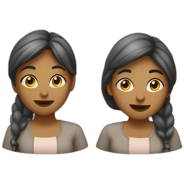 deux soeurs qui se disputent emoji
