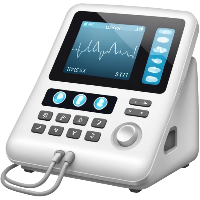 ultrasound machine with white front  emoji