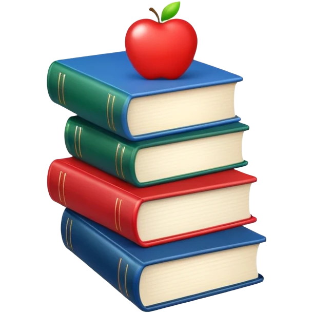 books color red green blue emoji