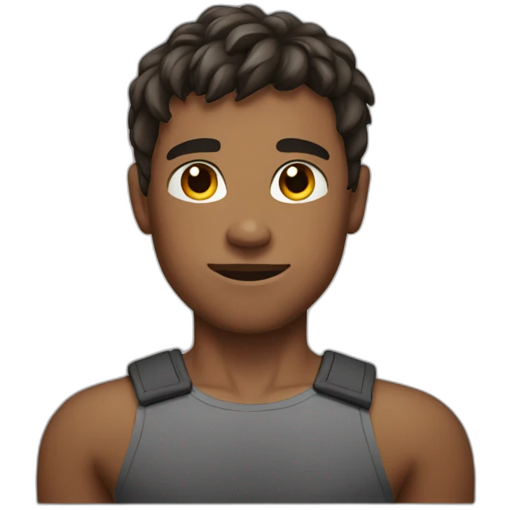 Muscular young man emoji
