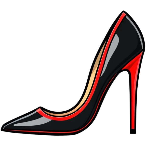 high heel shoe emoji