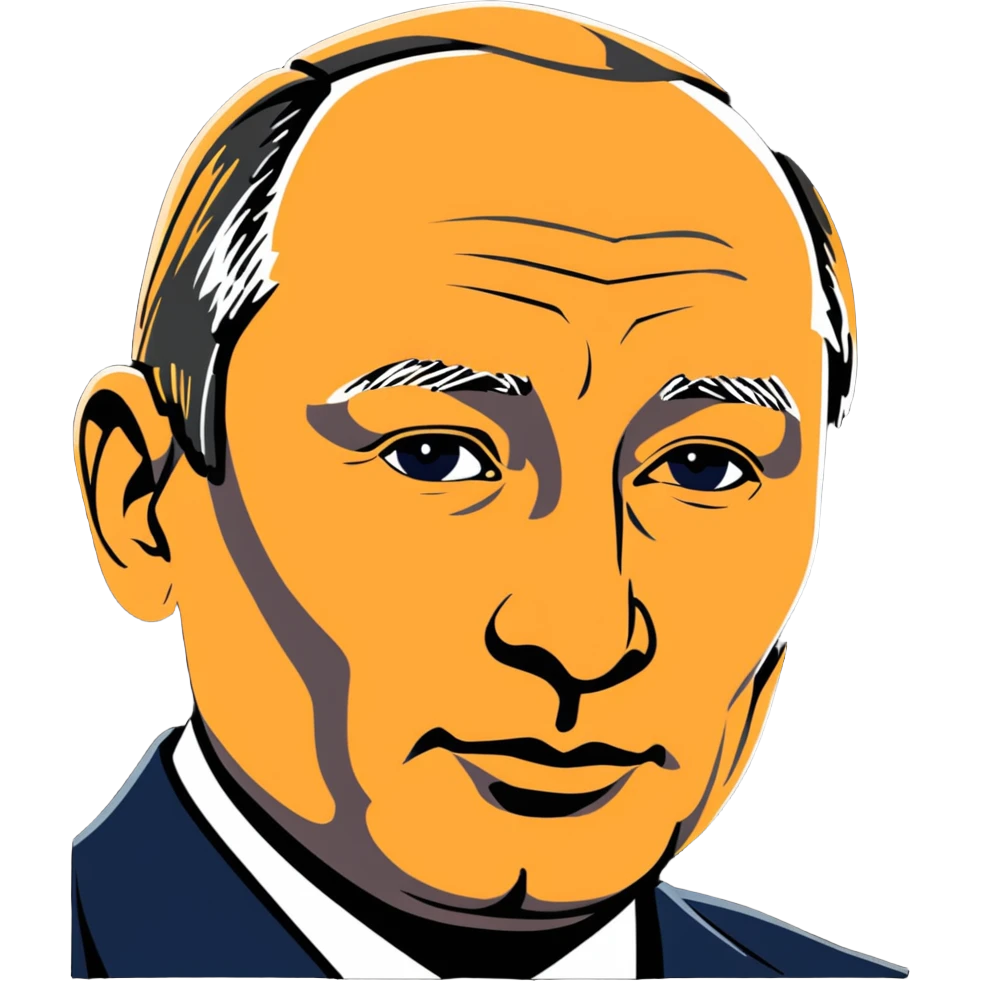 Vladimir Putin portrait emoji