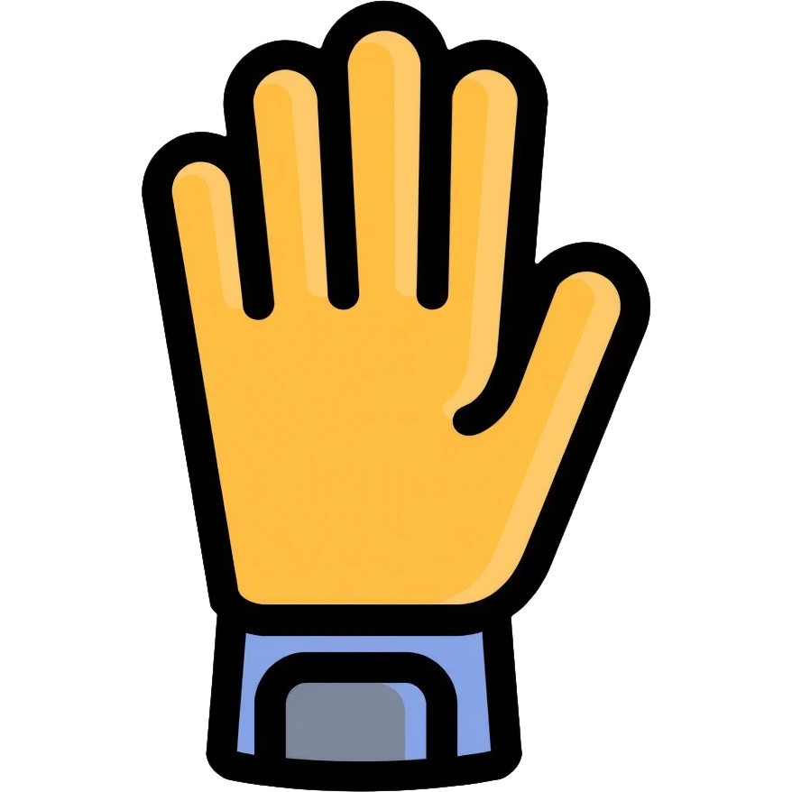 Goalkeeper glove emoji