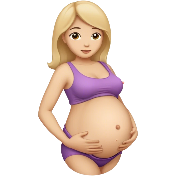 Pregnant belly emoji