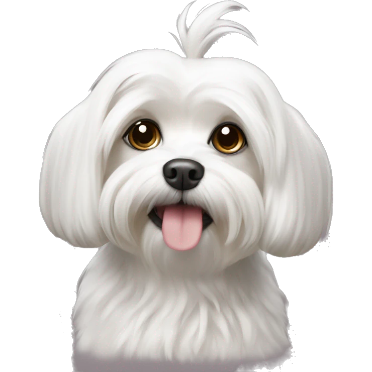 Maltese dog emoji