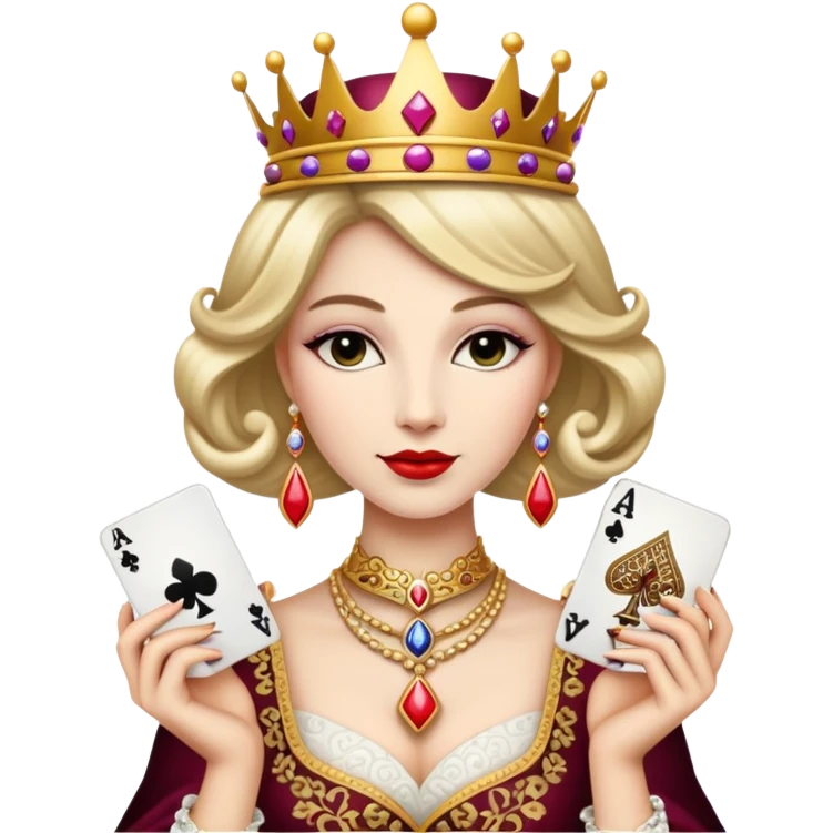 queen of clubs emoji