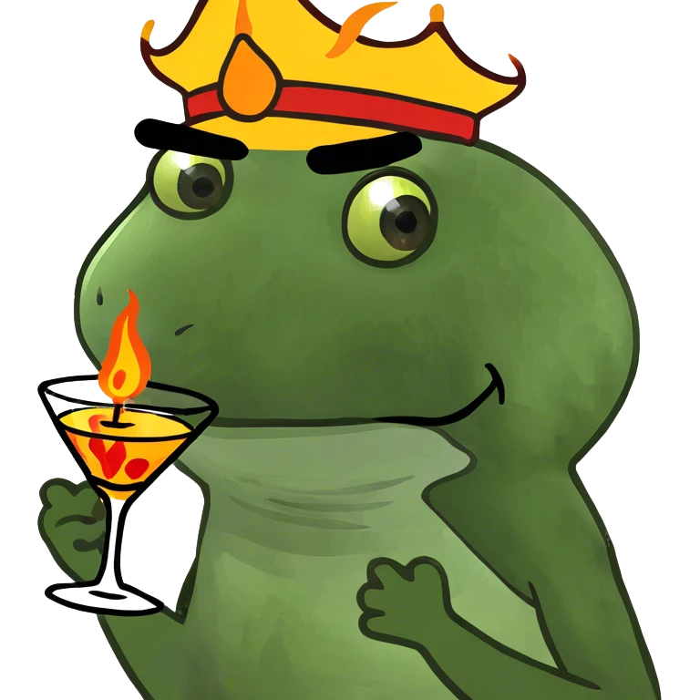 Cocktail on fire  emoji