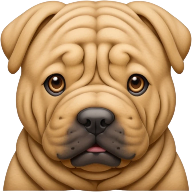 Chinese shar pei emoji