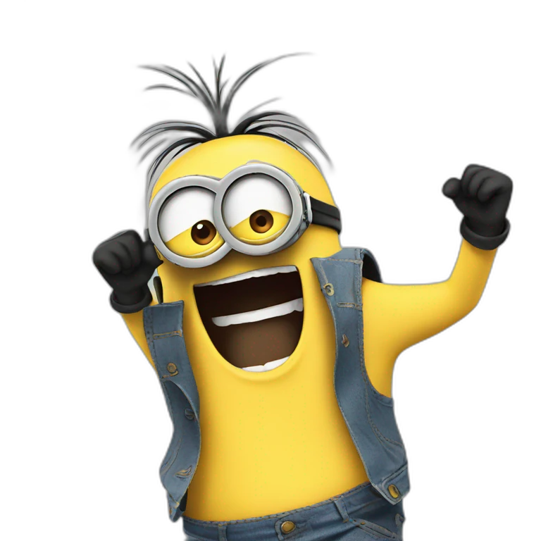 Minion dancing emoji