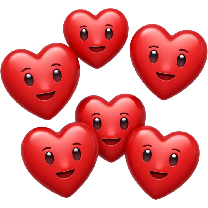 Make a meme emoji using hearts emoji