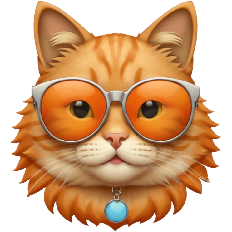 Cat wearing sunglasses emoji