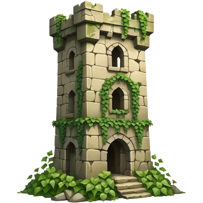 Ruined castle tower emoji