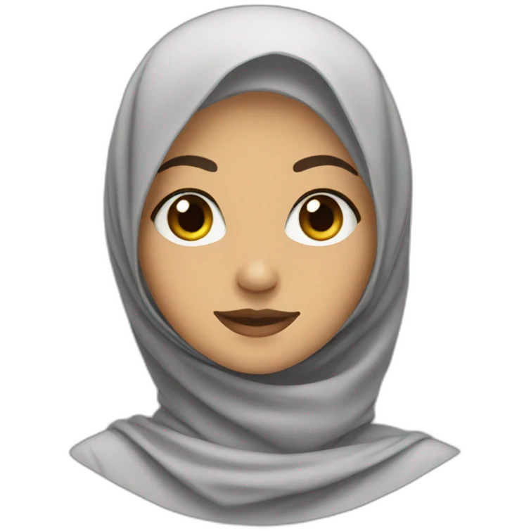 hijab teen emoji