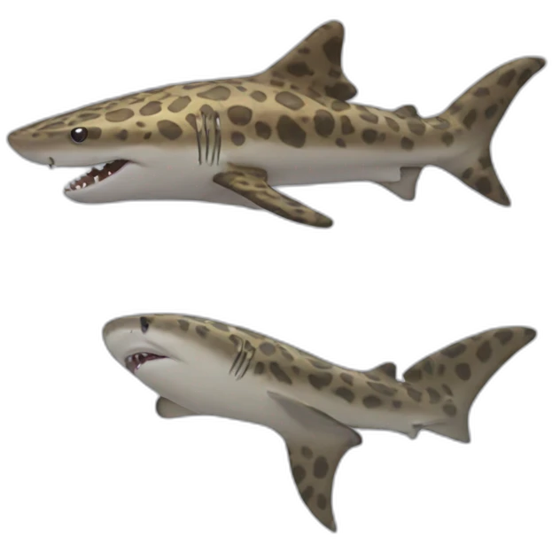 Leopard shark emoji