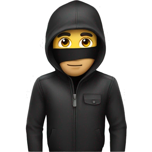 Burglar emoji