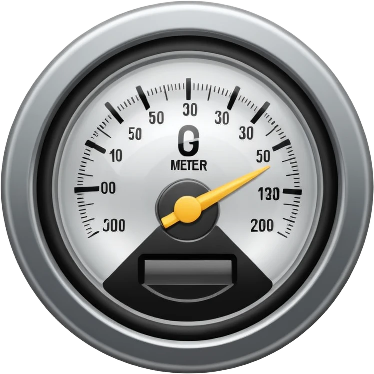 a meter gauge emoji