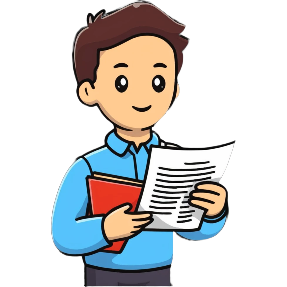 working person with paperwork emoji