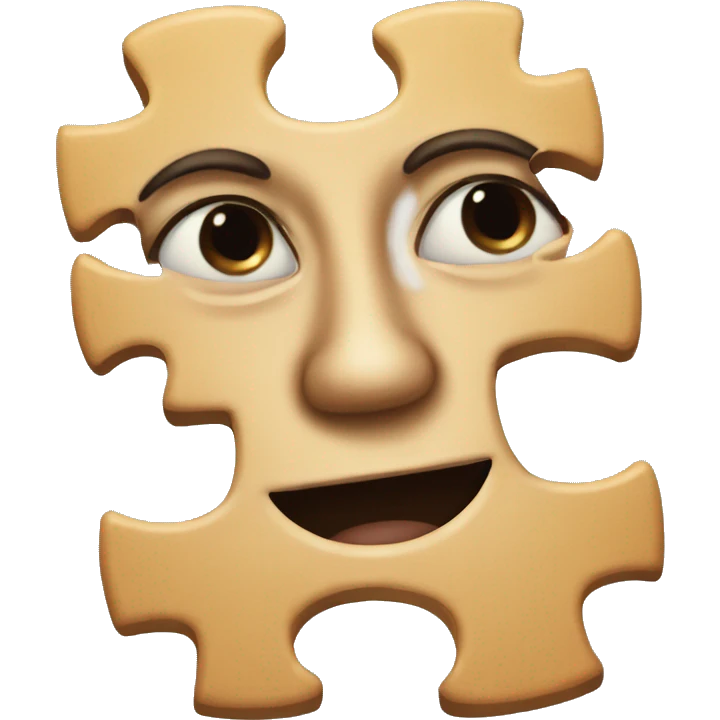 a piece of puzzle emoji