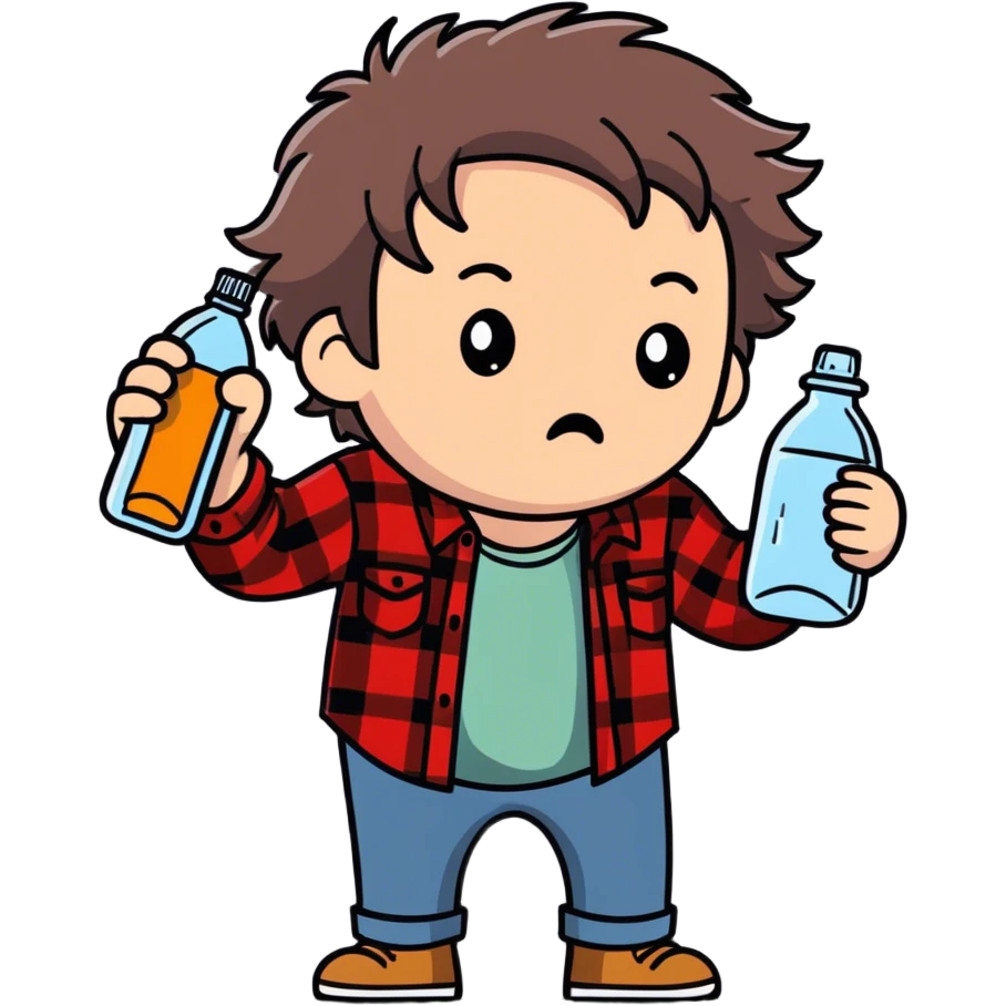 Drunken camping emoji