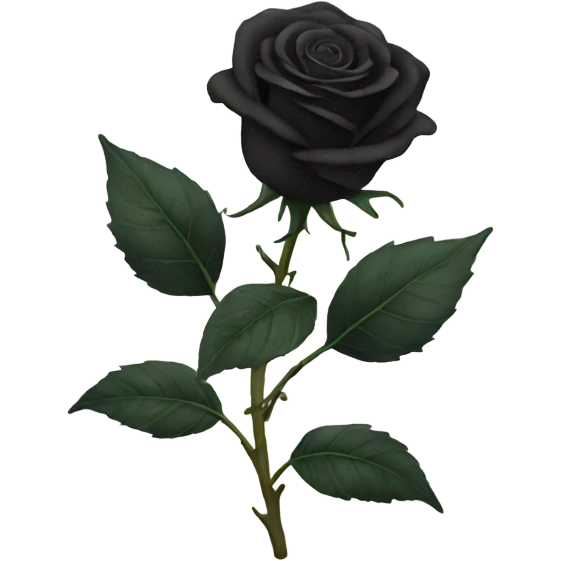 black rose emoji