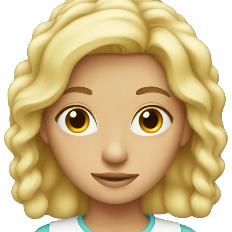 blonde girl emoji