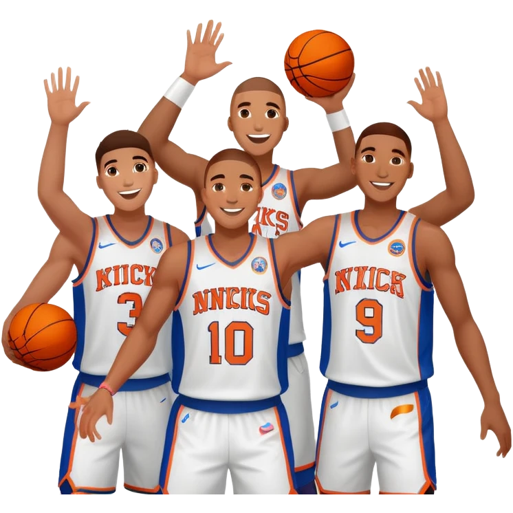 Knicks winning championship  emoji