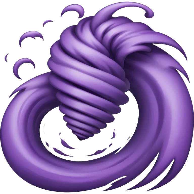 Tornado purple emoji
