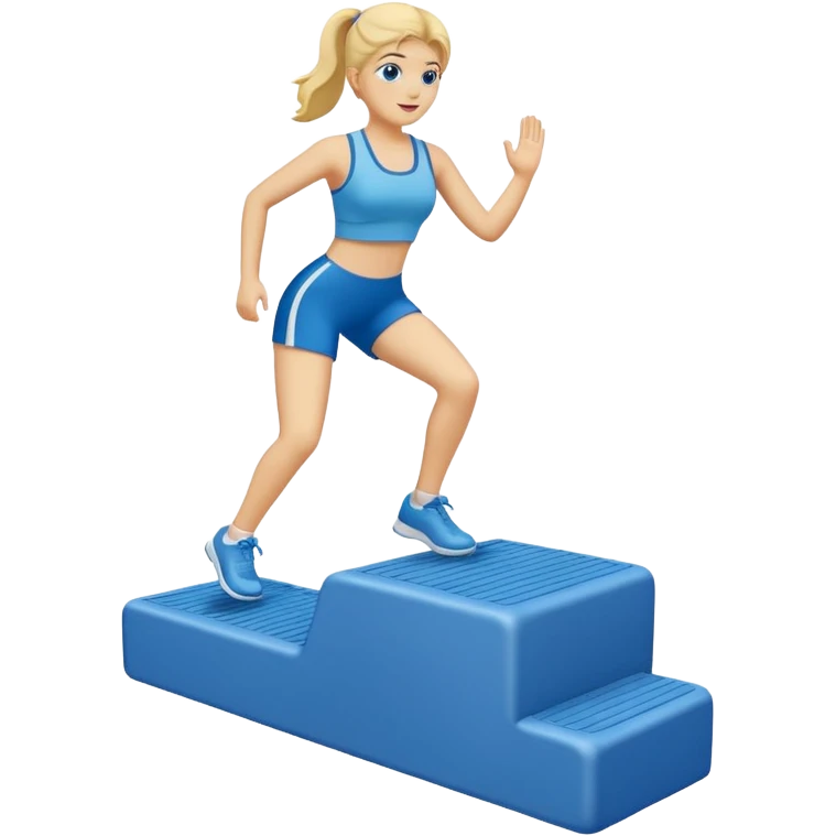 Step aerobics block emoji