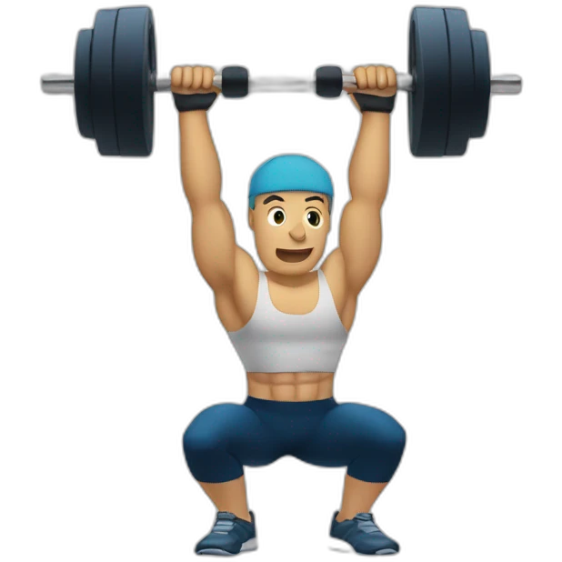 workout dumbbels emoji