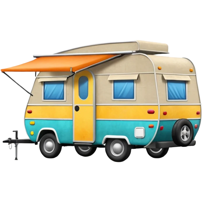 pop up camper emoji