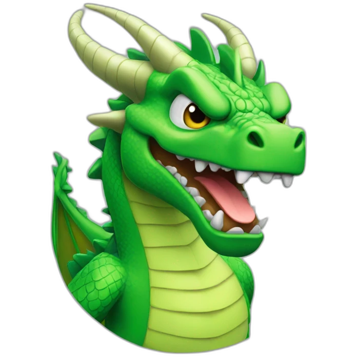 Angry Green Dragon emoji