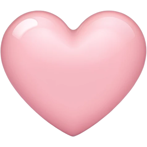 light pink heart emoji