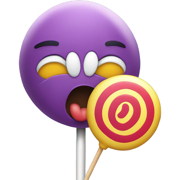 emoji sucking lolipop emoji