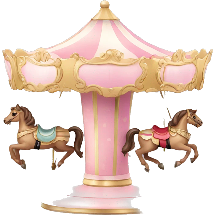 Light pink carousel  emoji