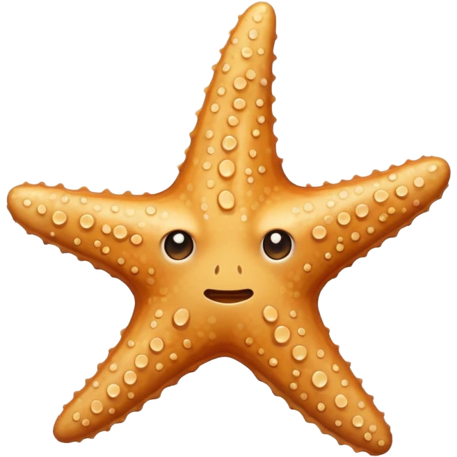 Sad starfish emoji