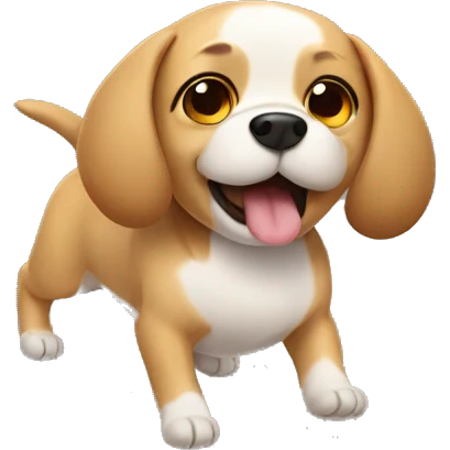 Dog on its back emoji