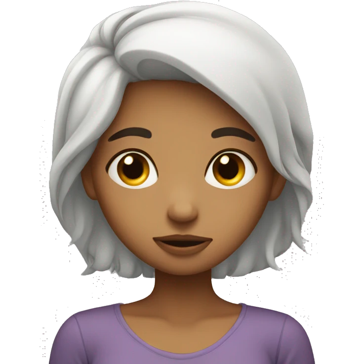 sleepy girl emoji
