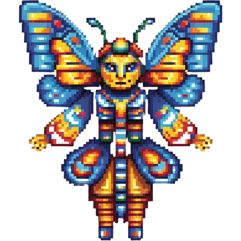 Teotihuacan butterfly deity emoji