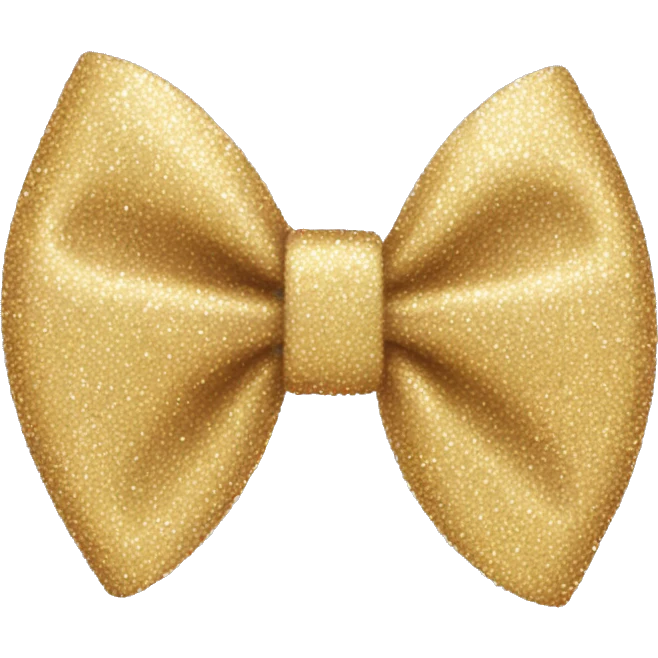 Glittery bow emoji