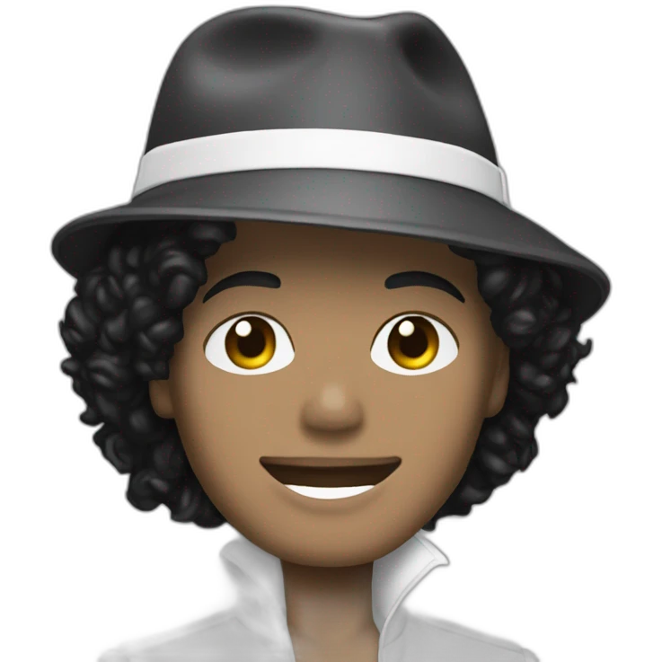 Micheal jackson blanc emoji