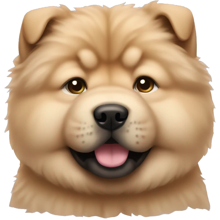 A chow chow puppy  emoji